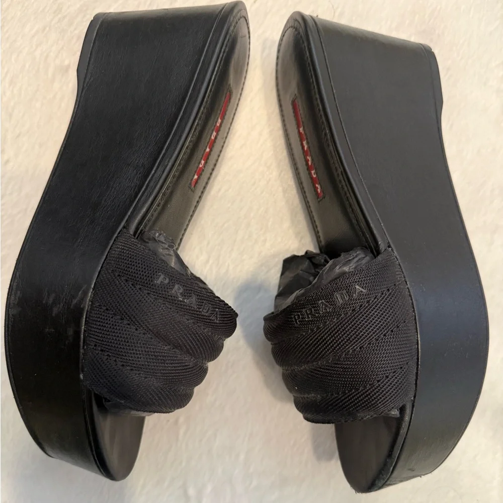 Prada Platform Slides - Picture 3 of 8